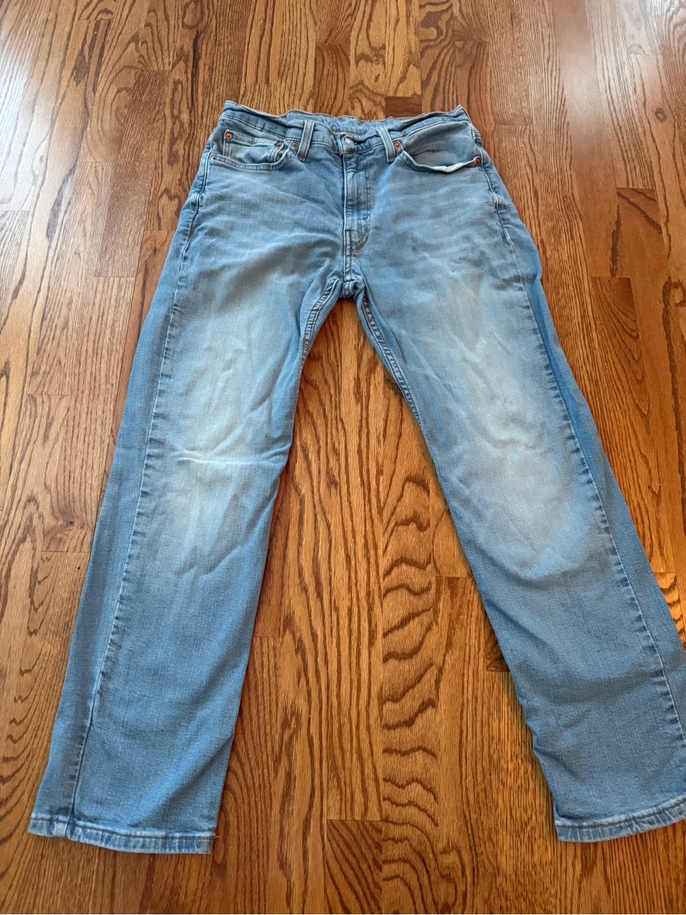 Levi's Light Blue Straight Leg Jeans 514 32x30